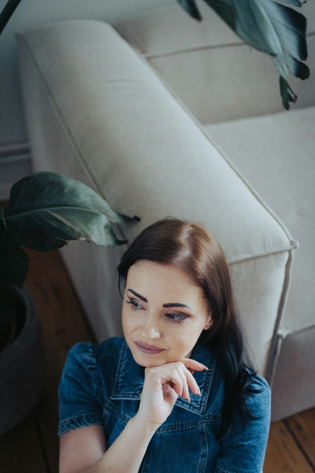 Portrait of a woman psychologist with a gentle smile