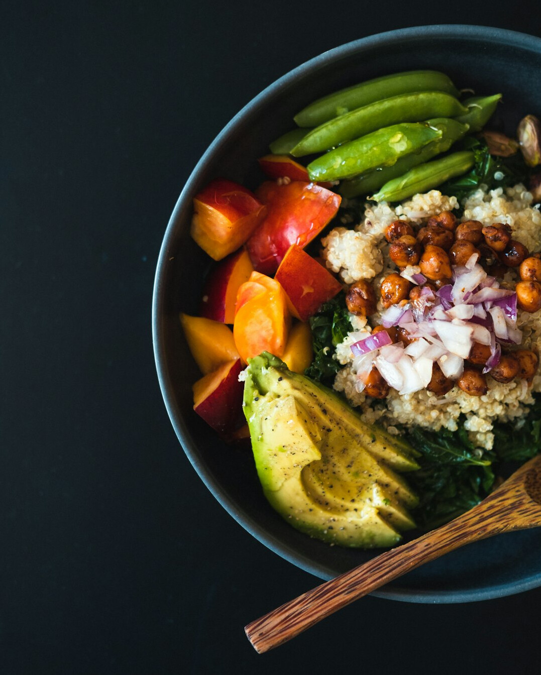 healthy meal with vegetables